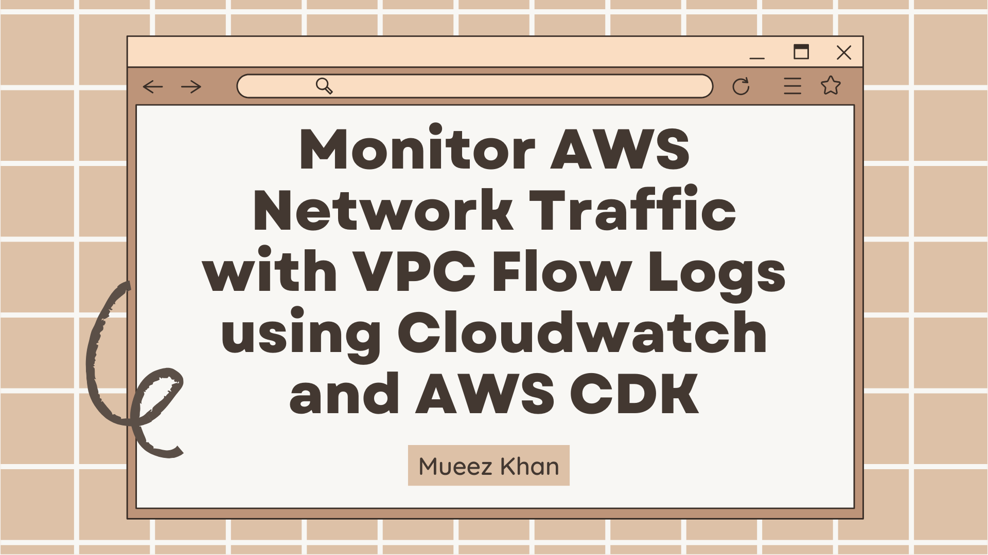 Monitor AWS Network Traffic with VPC Flow Logs using Cloudwatch and AWS CDK